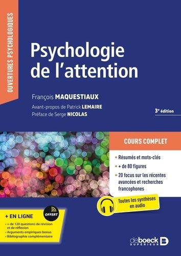 Emprunter Psychologie de l'attention livre