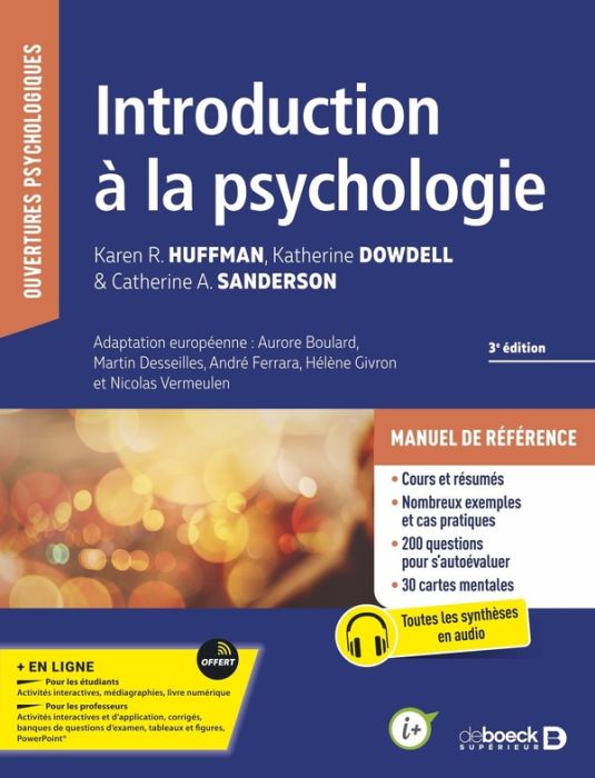 Emprunter Introduction à la psychologie. 3e édition livre