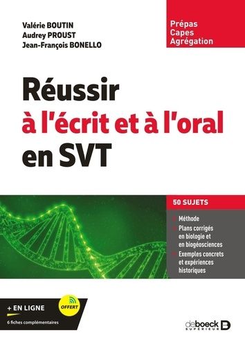 Emprunter Réussir à l’écrit et à l’oral en SVT. Capes, agrégation, prépas livre