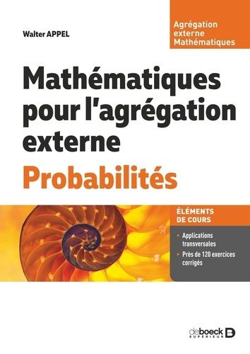 Emprunter Mathématiques pour l’agrégation externe. Probabilités, Edition 2024 livre