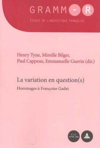 Emprunter La variation en question(s). Hommages à Françoise Gadet, Textes en français et anglais livre