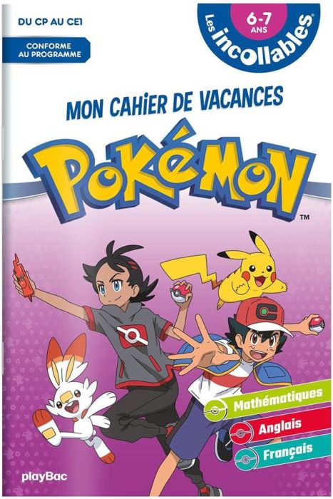 Emprunter Mon cahier de vacances Pokémon. Du CP au CE1 livre