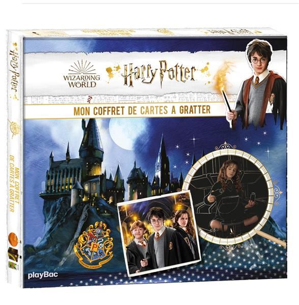 Emprunter Mon coffret de cartes à gratter et à colorier Harry Potter. Avec 7 cartes à gratter, 1 pique en bois livre