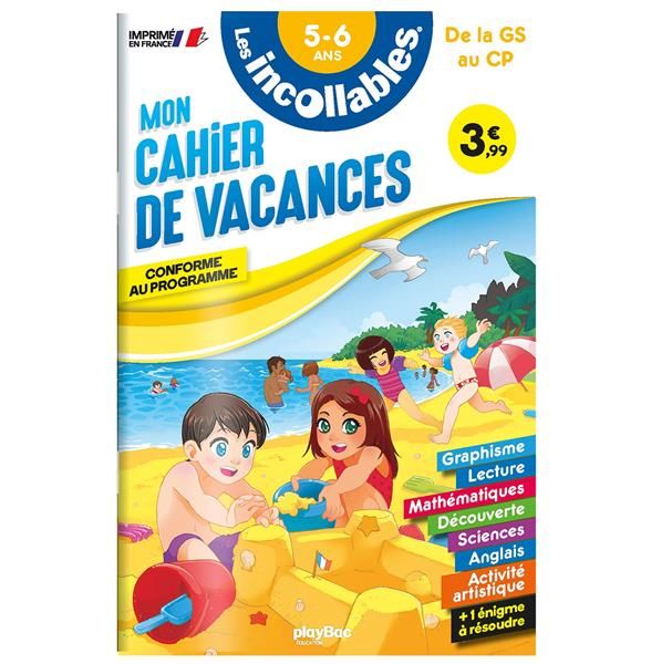 Emprunter Mon cahier de vacances Les incollables de la GS au CP. Edition 2023 livre