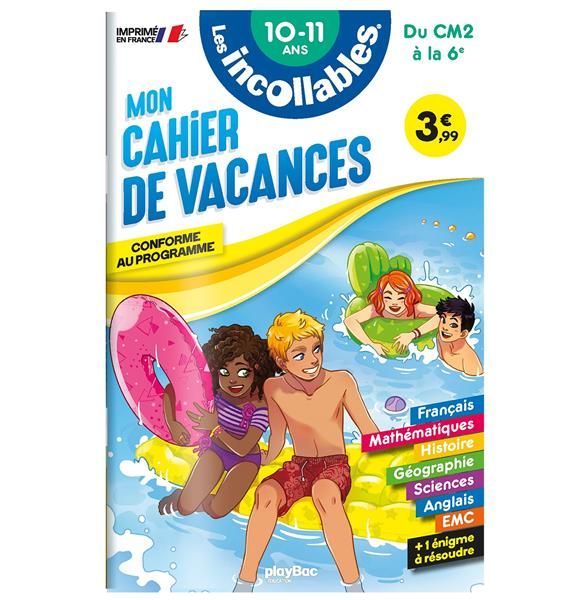 Emprunter Mon cahier de vacances du CM2 à la 6e. 10-11 ans, Edition 2023 livre