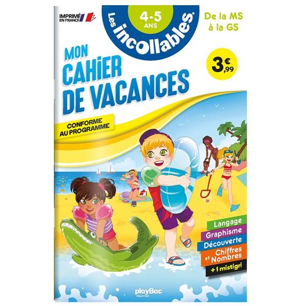 Emprunter Mon cahier de vacances de la MS à la GS. Edition 2023 livre