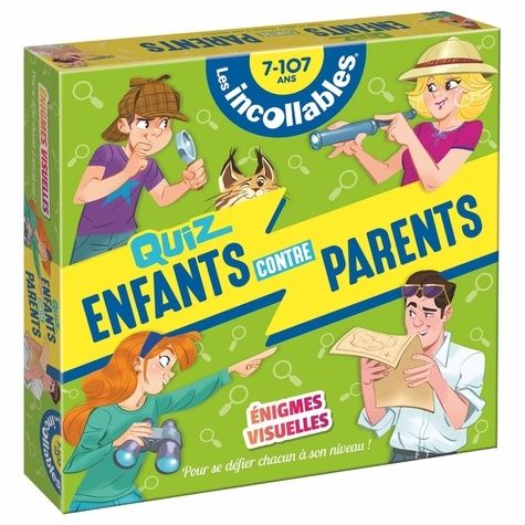 Emprunter Quiz enfants contre parents. Enigmes visuelles livre