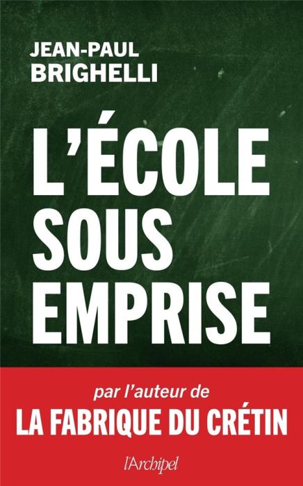 Emprunter L'école sous emprise livre