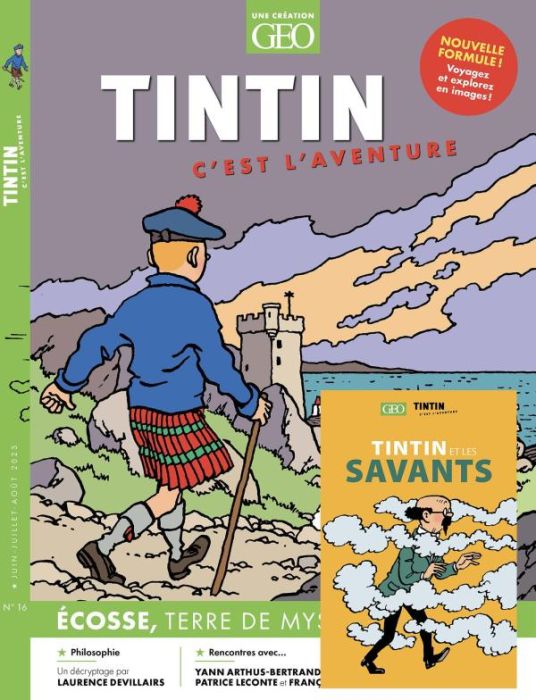 Emprunter Tintin c'est l'aventure N° 16, juin-juillet-août 2023 : Ecosse, Terre de mystères. Avec le livre col livre