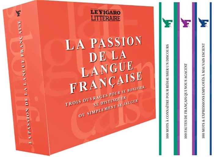 Emprunter Coffret Guide 100: La Passion de la langue française. trois ouvrages pour se bonifier, se distinguer livre