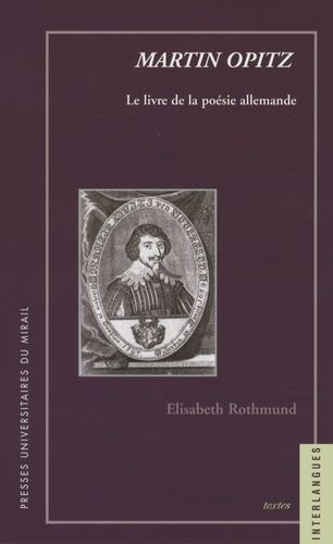 Emprunter Martin Opitz. Le livre de la poésie allemande livre