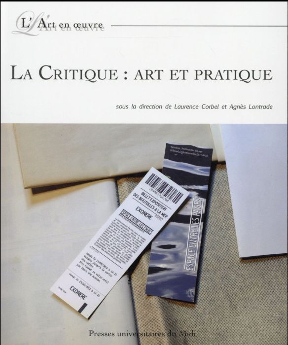 Emprunter La critique : art et pratique livre