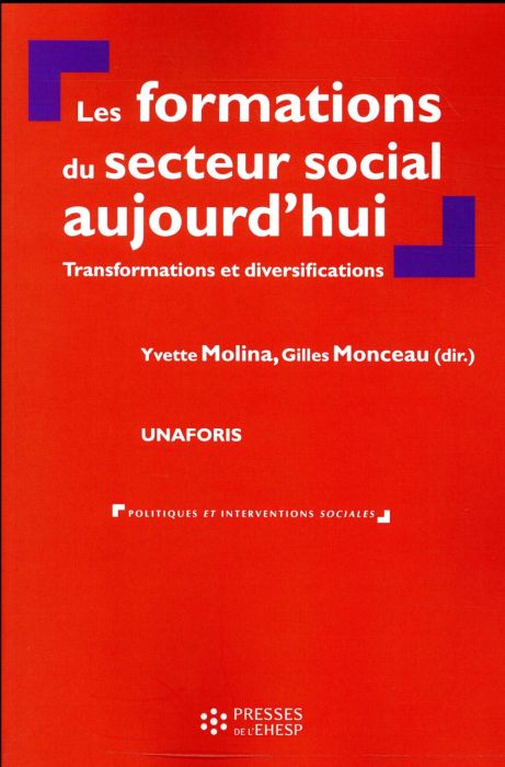 Emprunter Les formations du secteur social aujourd'hui. Transformations et diversifications livre