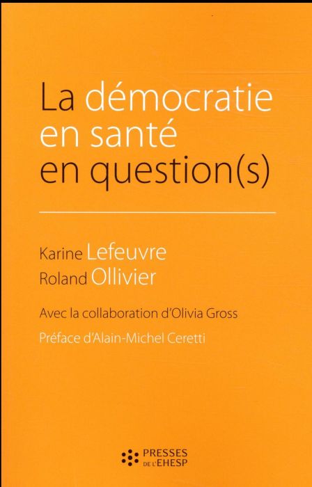 Emprunter La démocratie en santé en question(s) livre