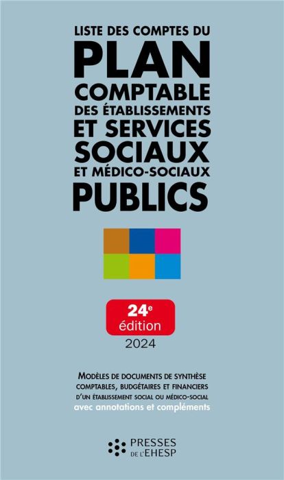 Emprunter Liste des comptes du plan comptable des établissements et services sociaux et médico-sociaux publics livre