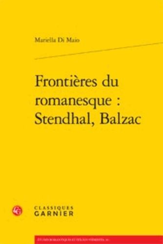 Emprunter FRONTIERES DU ROMANESQUE STENDHAL BALZAC livre