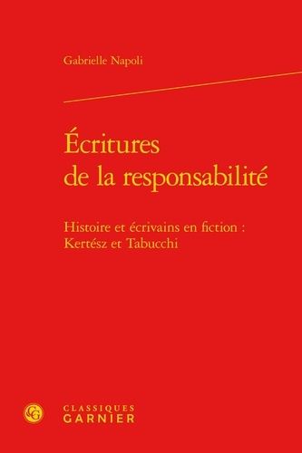 Emprunter ECRITURES DE LA RESPONSABILITE VERSION RELIEE livre