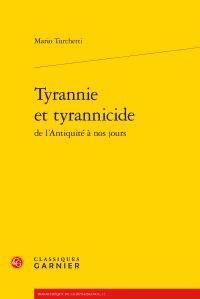 Emprunter TYRANNIE TYRANNICIDE L ANTIQUITE NOS JOURS livre