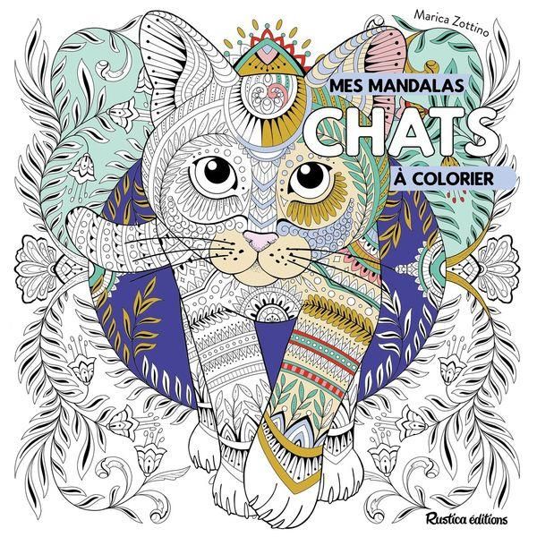 Emprunter Mes mandalas chats à colorier livre