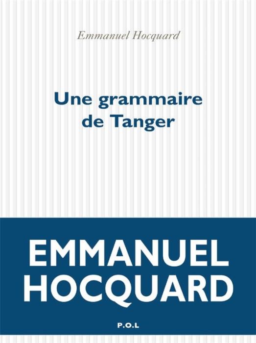 Emprunter Une Grammaire de Tanger livre