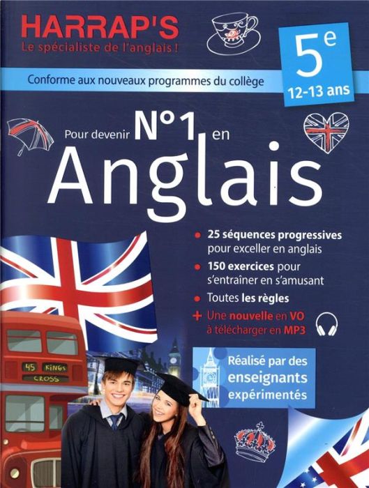 Emprunter Pour devenir N°1 en anglais 5e livre