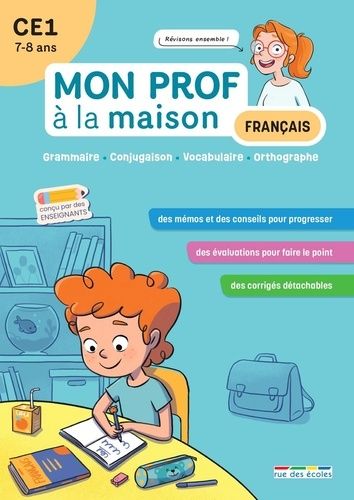 Emprunter Mon prof à la maison Français CE1 livre