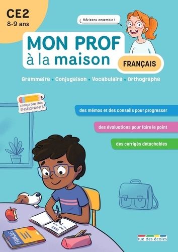 Emprunter Mon prof à la maison Français CE2 livre