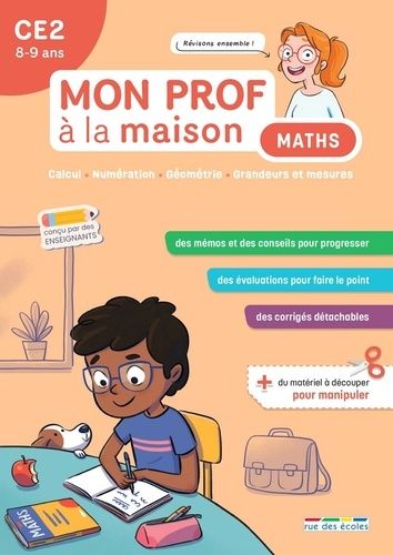 Emprunter Mon prof à la maison Maths CE2 livre