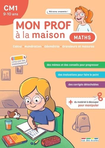 Emprunter Mon prof à la maison Maths CM1 livre