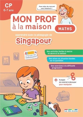 Emprunter Mon prof à la maison maths Singapour CP livre