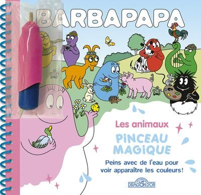 Emprunter Les animaux. Peins avec de l'eau pour voir apparaître les couleurs ! Avec 1 pinceau livre