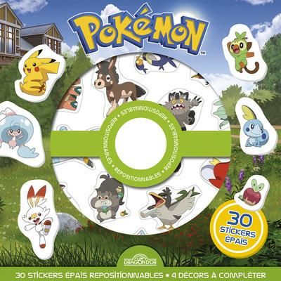 Emprunter Pokémon. 30 stickers repositionnables, 4 décors à compléter livre