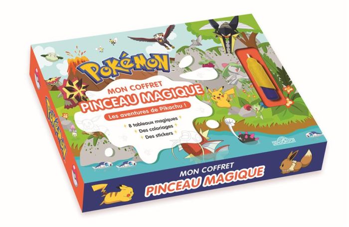 Emprunter Pokémon Mon coffret pinceau magique - Les aventures de Pikachu ! Coffret avec 8 tableaux magiques, d livre