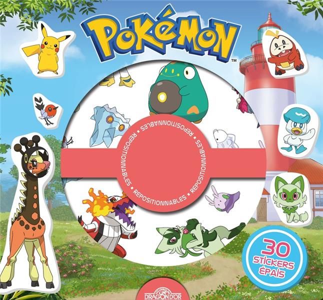 Emprunter Pokémon - Pochette de stickers épais repositionnables - Paldea livre