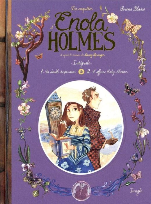 Emprunter Les enquêtes d'Enola Holmes Tomes 1 et 2 : Tome 1, La double disparition %3B Tome 2, L'affaire Lady Al livre