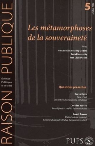 Emprunter Raison Publique N° 5, Octobre 2006 : Les métamophoses de la souveraineté livre