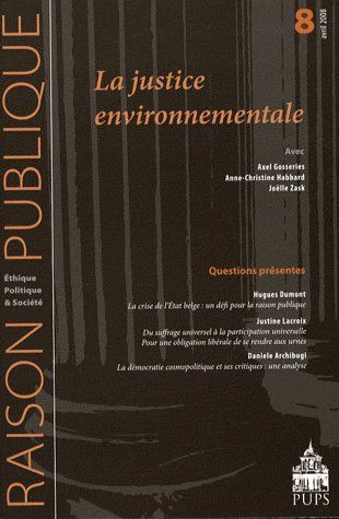 Emprunter Raison Publique N° 8, Avril 2008 : La justice environnementale livre