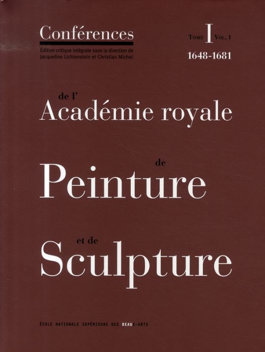 Emprunter Conférences de l'Académie royale de Peinture et de Sculpture livre