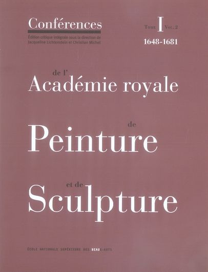 Emprunter Conférences de l'Académie royale de Peinture et de Sculpture livre