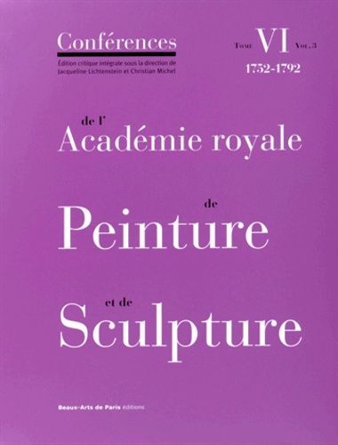 Emprunter Conférences de l'Académie royale de Peinture et de Sculpture livre