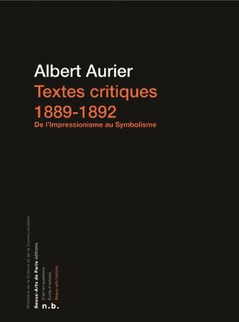 Emprunter Textes critiques (1889-1892) livre