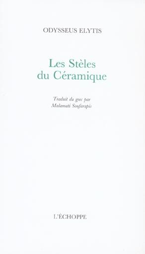 Emprunter Les Stèles du Céramique livre