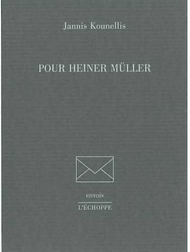 Emprunter Pour Heiner Müller livre