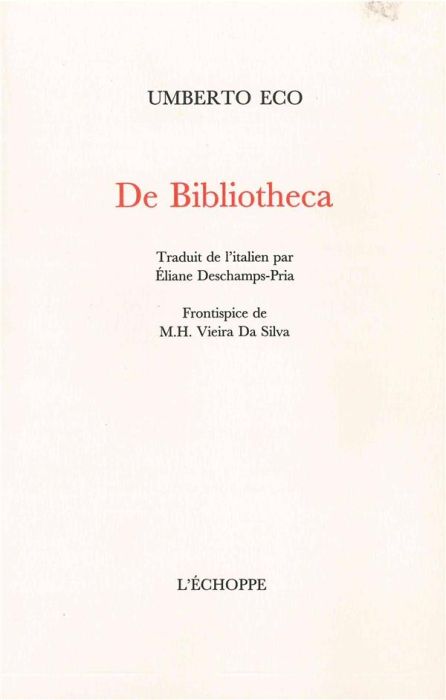 Emprunter De Bibliotheca livre