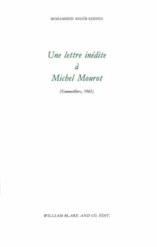 Emprunter Une lettre inédite à Michel Mourot. (Gennevilliers, 1965) livre