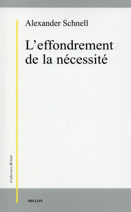 Emprunter L'effondrement de la nécessité livre