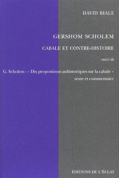 Emprunter Gershom Scholem, Cabale et contre-histoire suivi de Les 