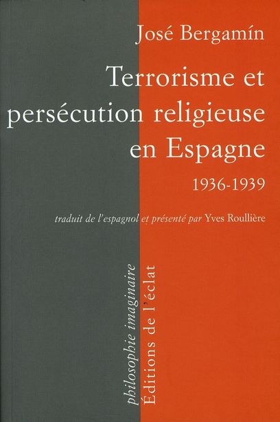 Emprunter Terrorisme et persécution religieuse en Espagne. 1936-1939 livre