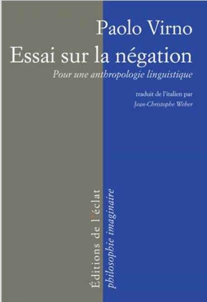 Emprunter ESSAI SUR LA NEGATION livre