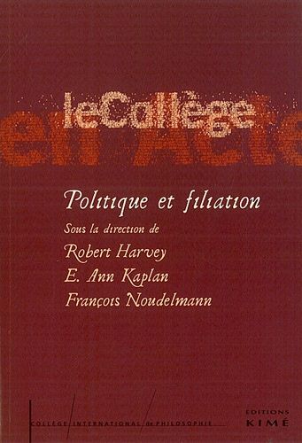 Emprunter Politique et filiation livre